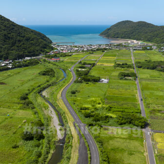 秋名・幾里集落空撮写真2025